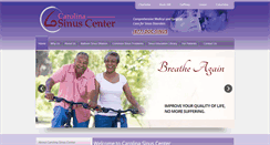 Desktop Screenshot of carolinasinuscenter.org