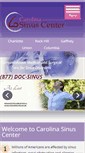 Mobile Screenshot of carolinasinuscenter.org